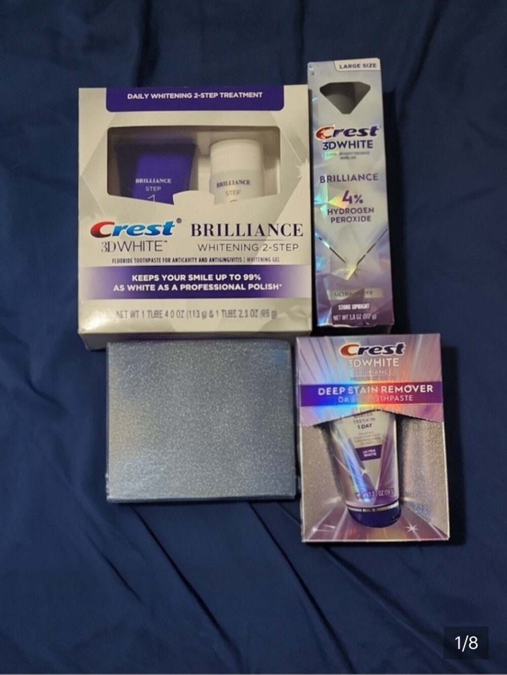 3 boxes Crest 3DWhite Brilliance Toothpaste & Gum Care Assortment